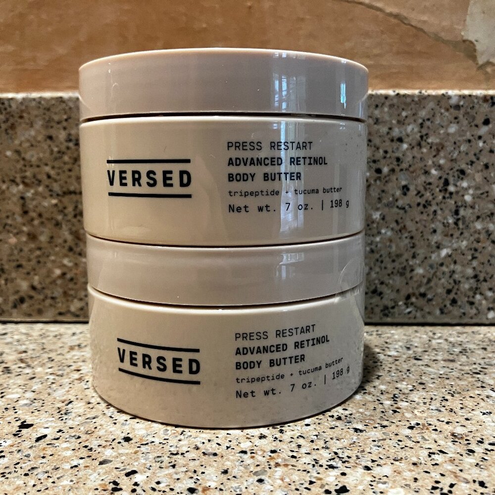 Versed Advanced Retinol Body Butter! 2 Jars! NEW